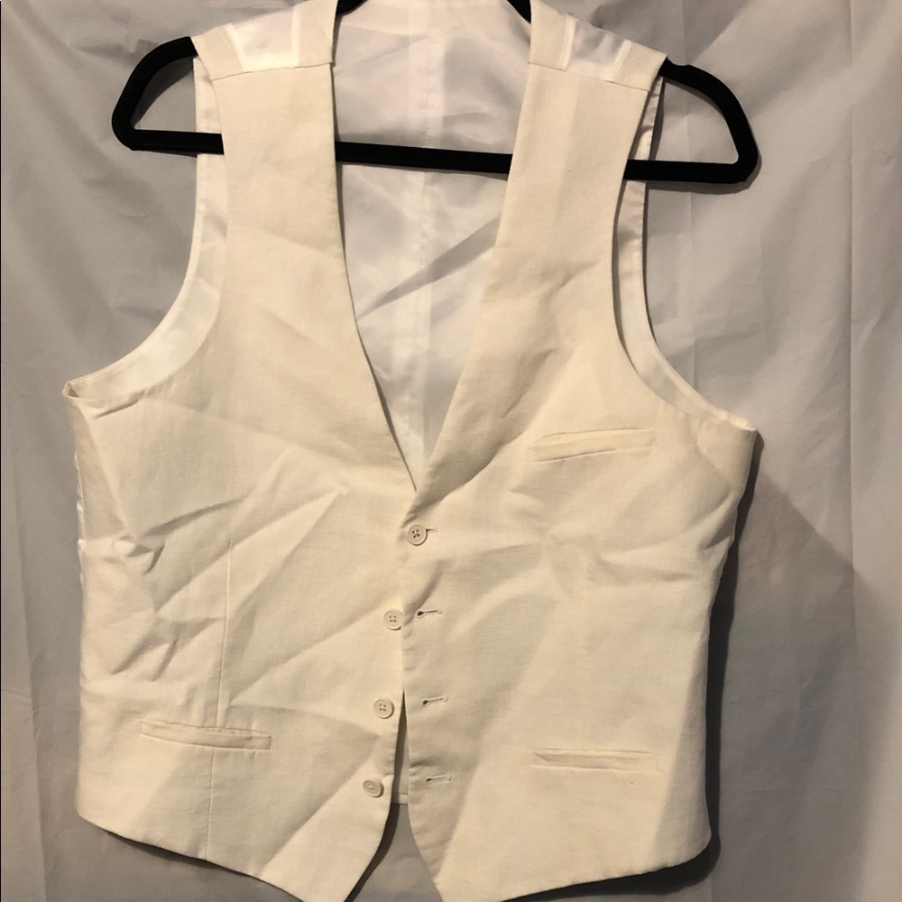 Bar III Off-White Men's Vest